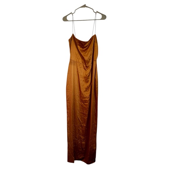NWT Reformation Frankie Silk Maxi Dress - Picture 3 of 13